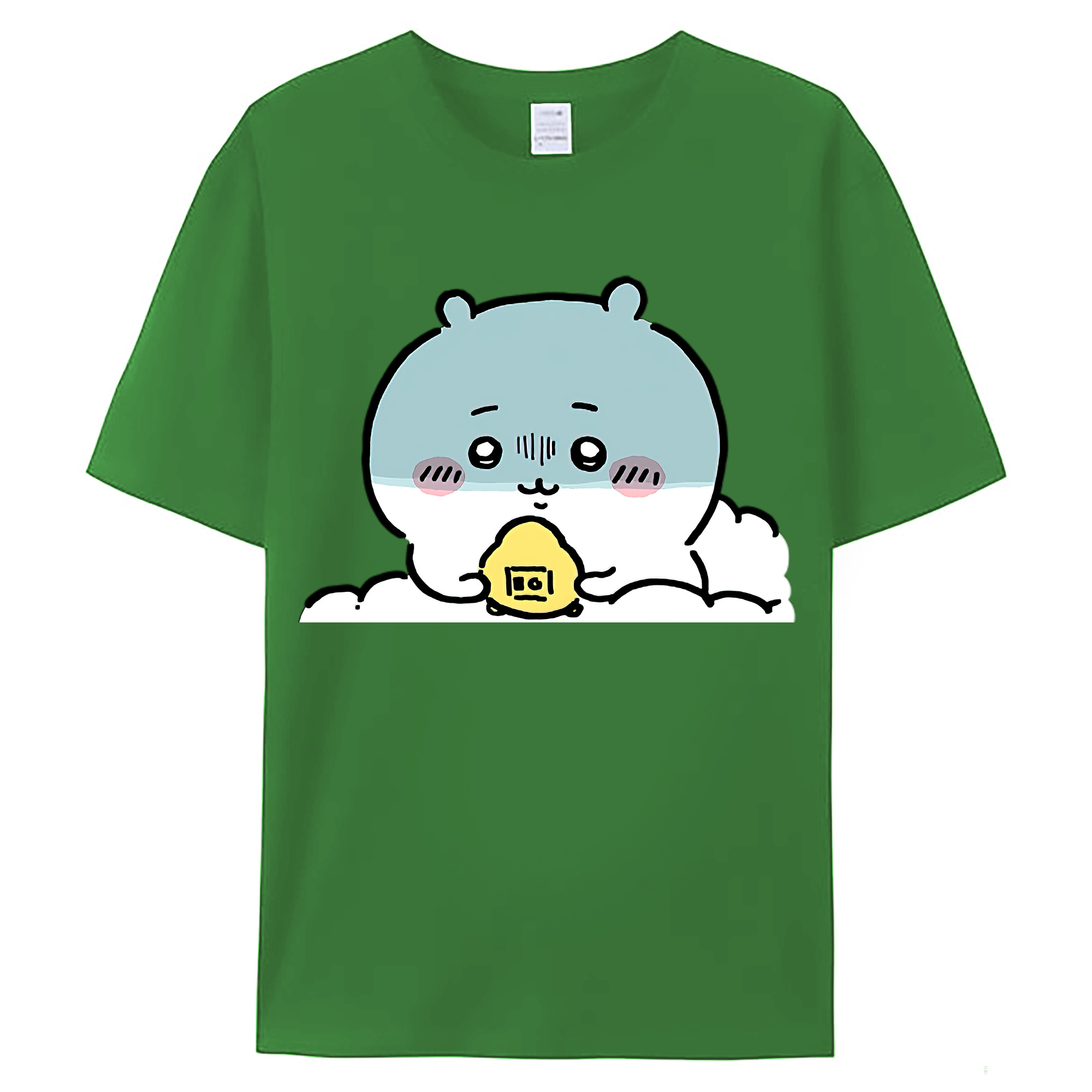 （画像用） ちいかわ ちいかわ Chii-kawa chiikawa レディースカジュアルプリントTシャツ（綿100％）